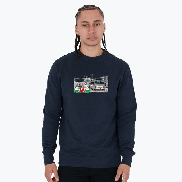 Newport Awaydays Sweatshirt Navy