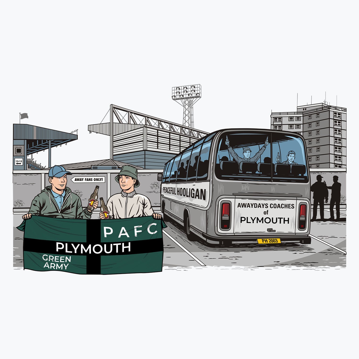 Plymouth Awaydays Mug White