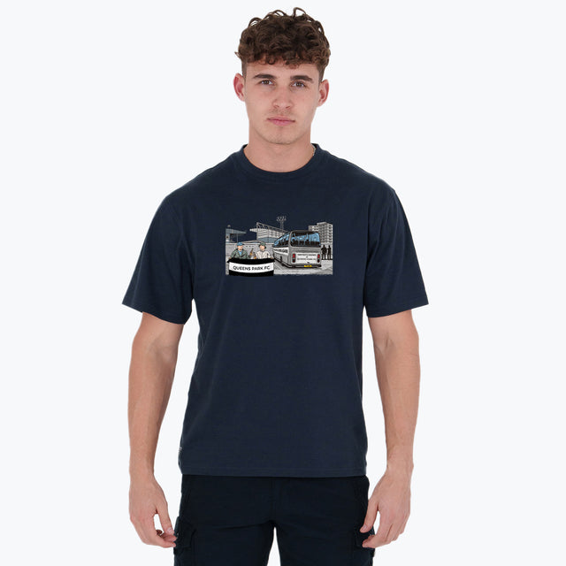 Queens Park FC Awaydays T-Shirt Navy