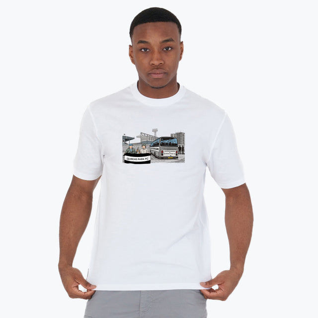 Queens Park FC Awaydays T-Shirt White