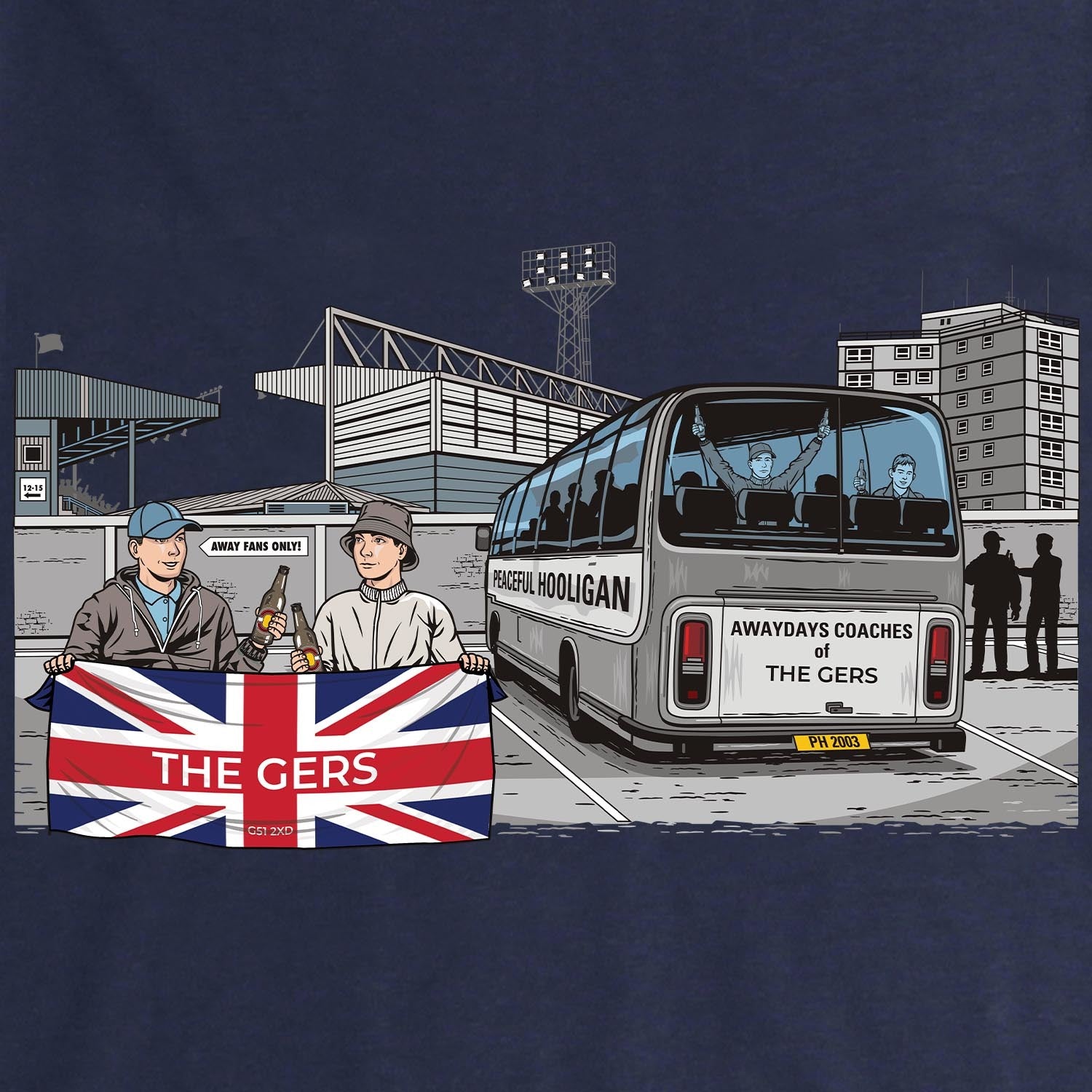 PODAWAYDAYSRNGERSATHLOTHHODNVYBUND_Navy_The_Gers_Awaydays_2