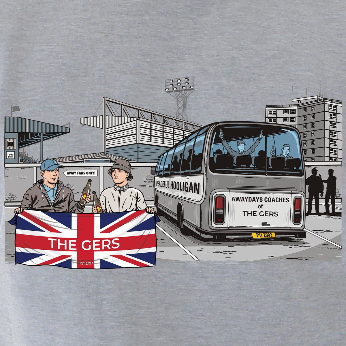 PODAWAYDAYSRNGERSATHLSWTMRLGREYBUND_Marl_Grey_The_Gers_Awaydays_2