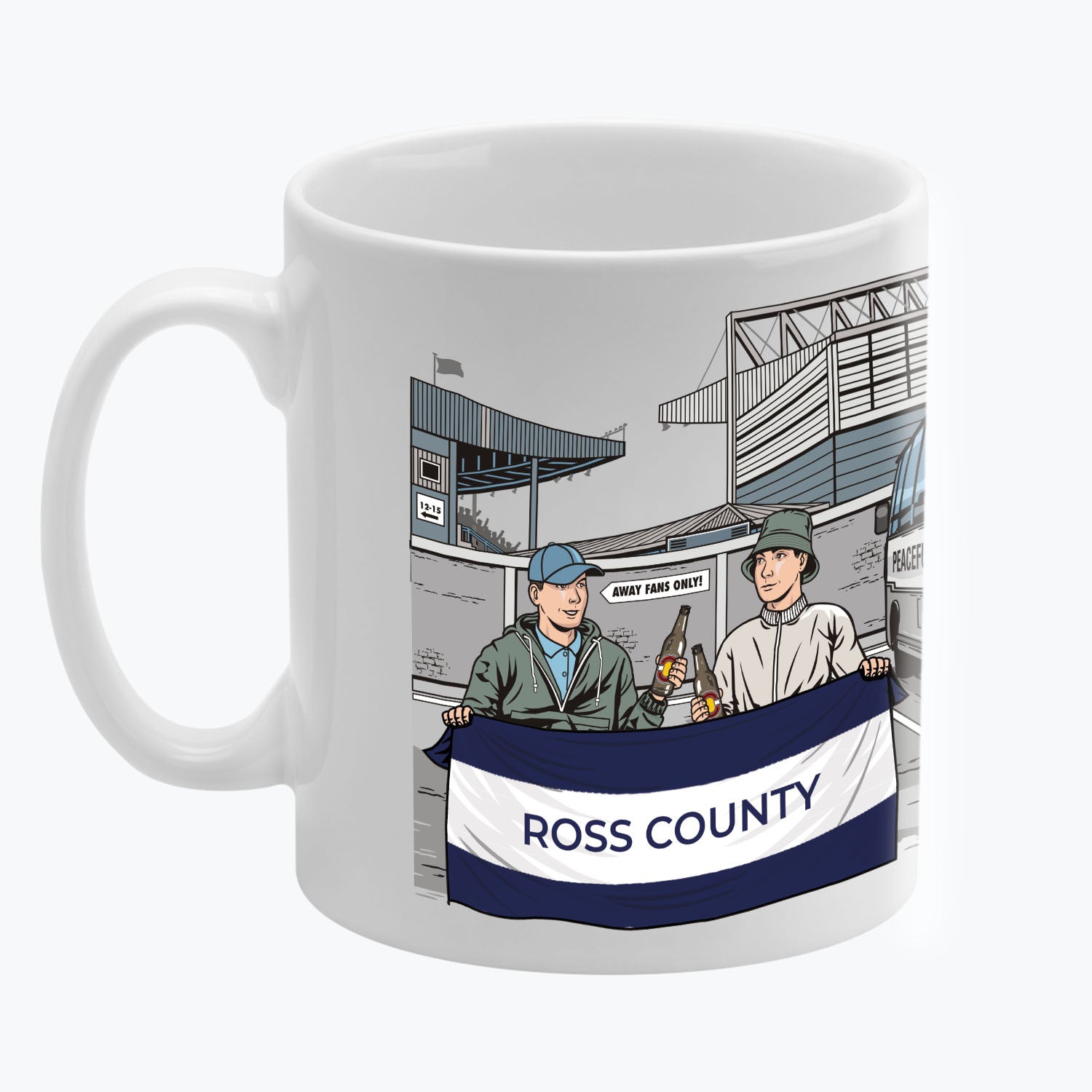 Ross County Awaydays Mug White