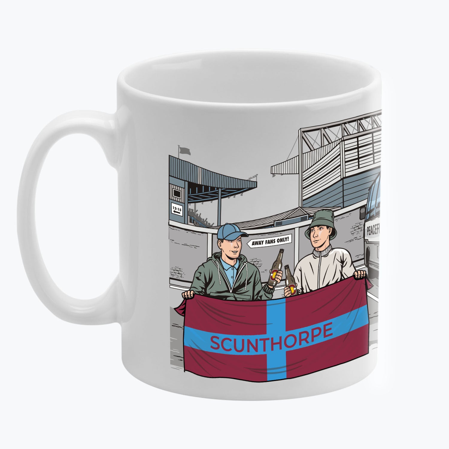 Scunthorpe United Awaydays Mug White