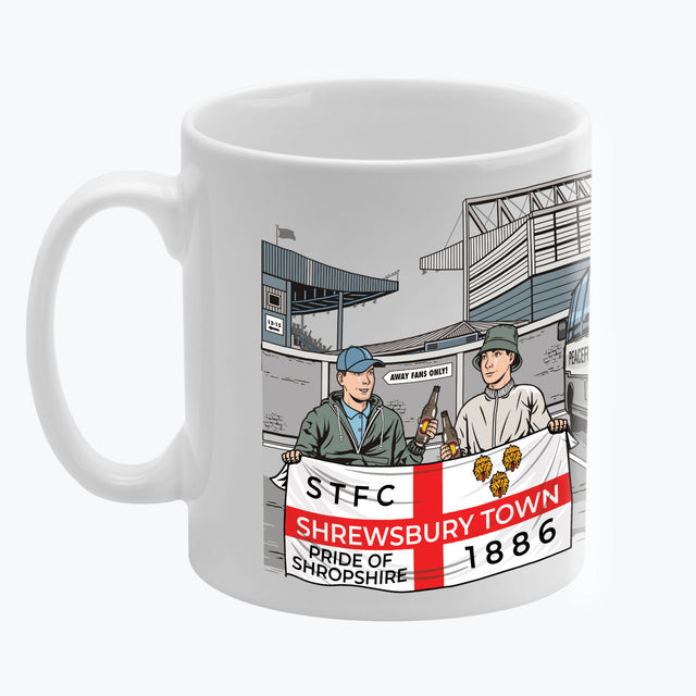 Shrewsbury Town Awaydays Mug White