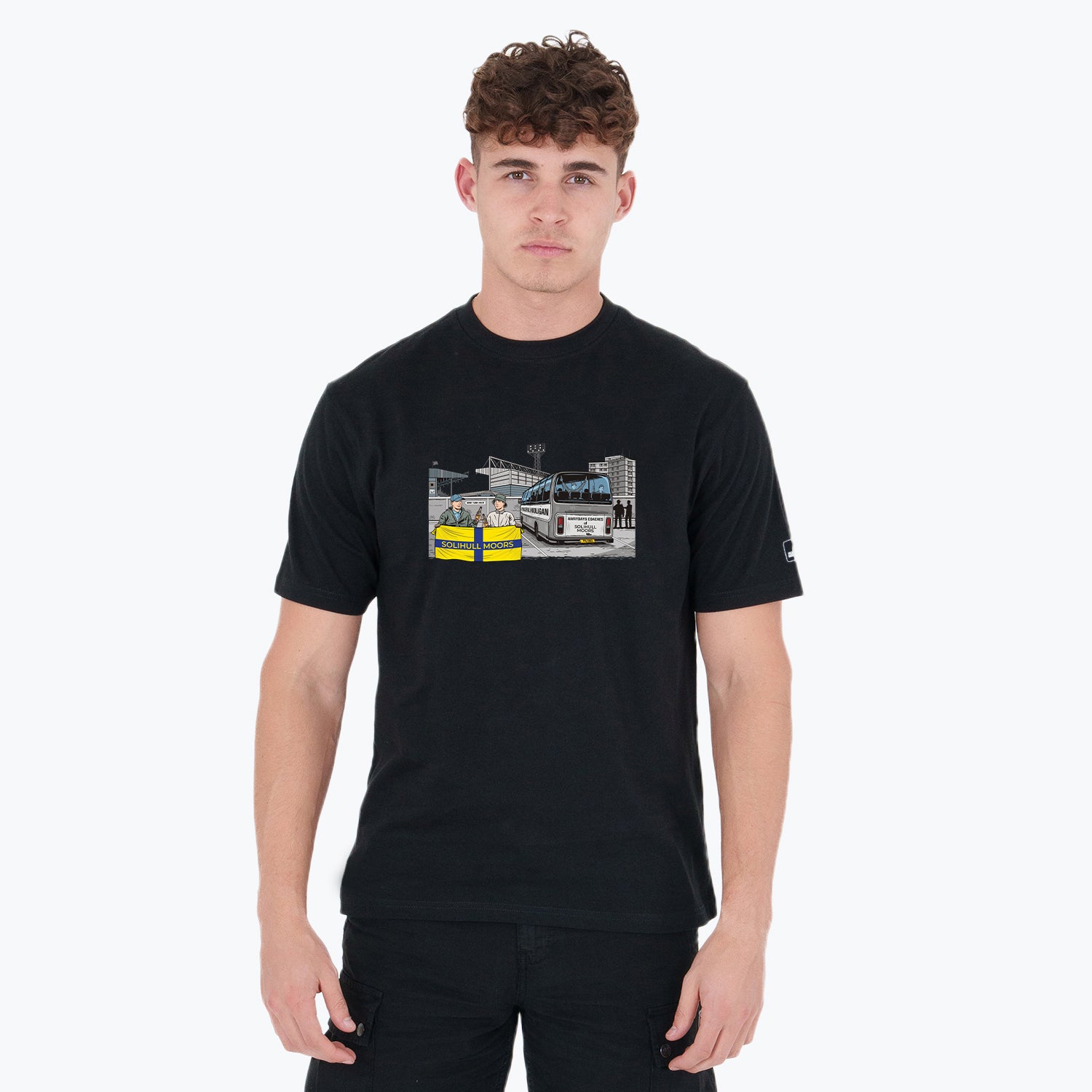 Solihull Moors Awaydays T-Shirt Black - Peaceful Hooligan 