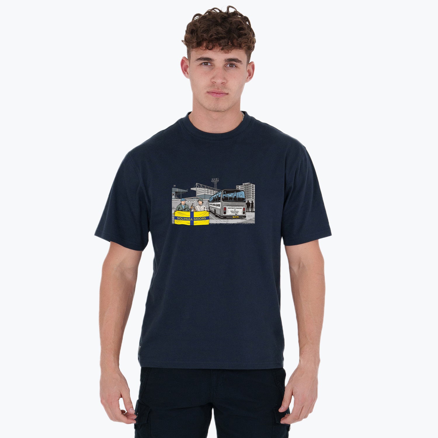 Solihull Moors Awaydays T-Shirt Navy - Peaceful Hooligan 