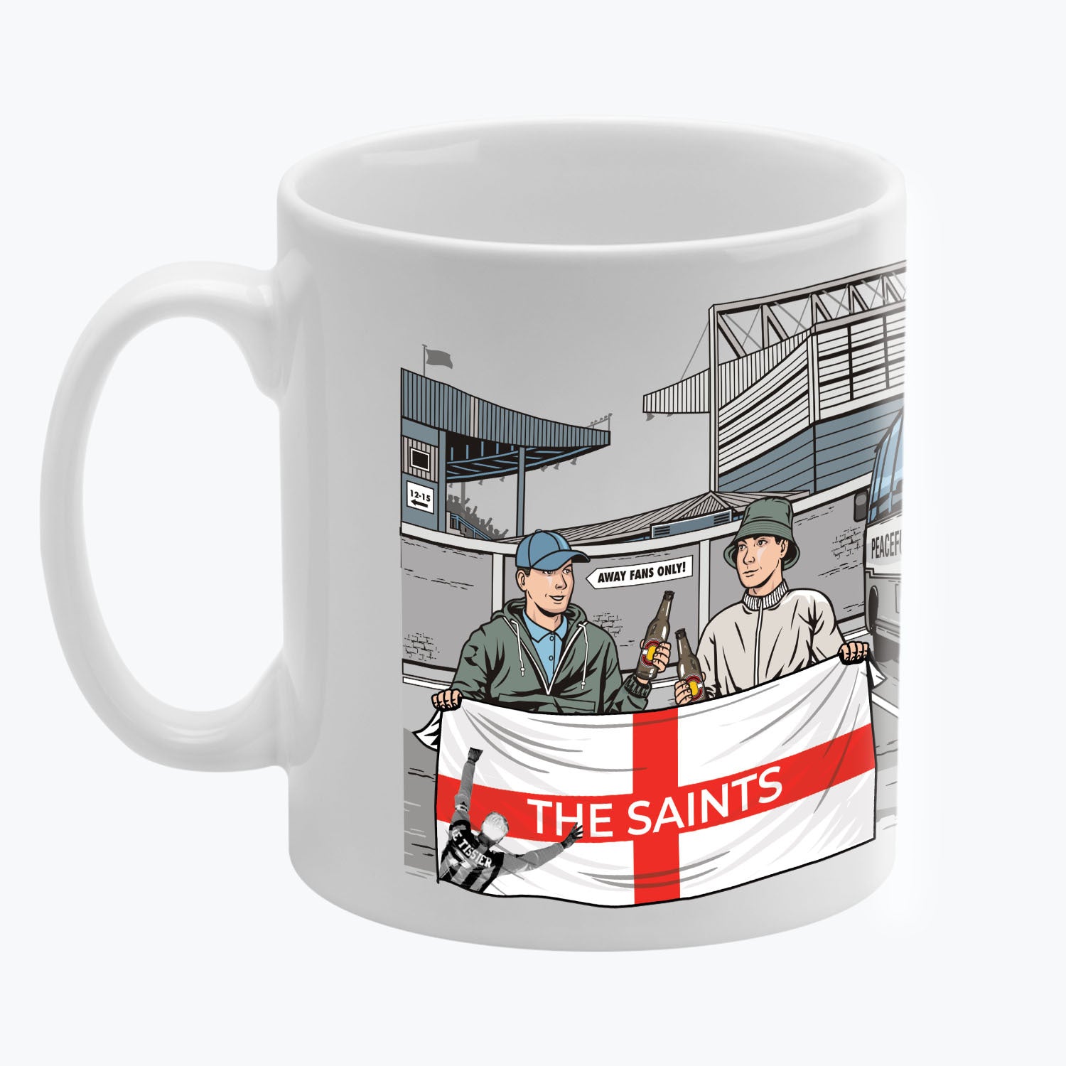 The Saints Awaydays Mug White
