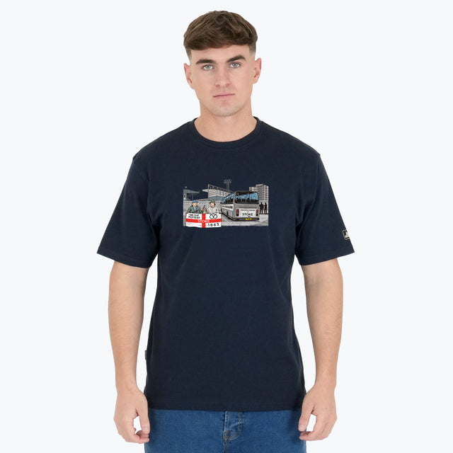 Stoke Awaydays T-Shirt Navy