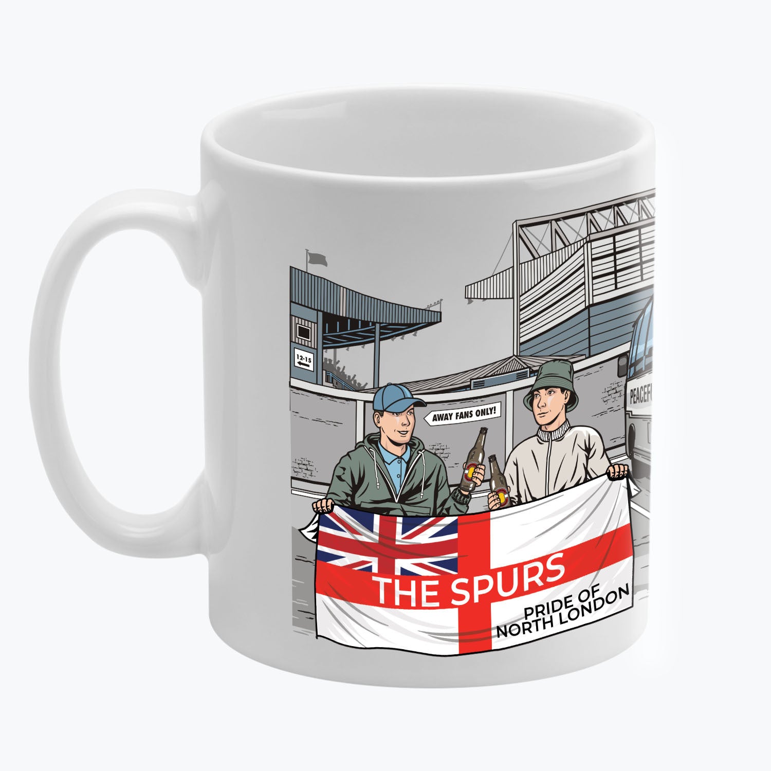 The Spurs Awaydays Mug White