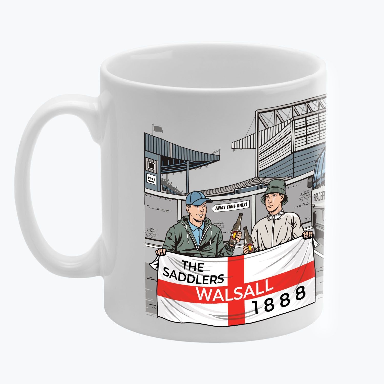 Walsall Awaydays Mug White