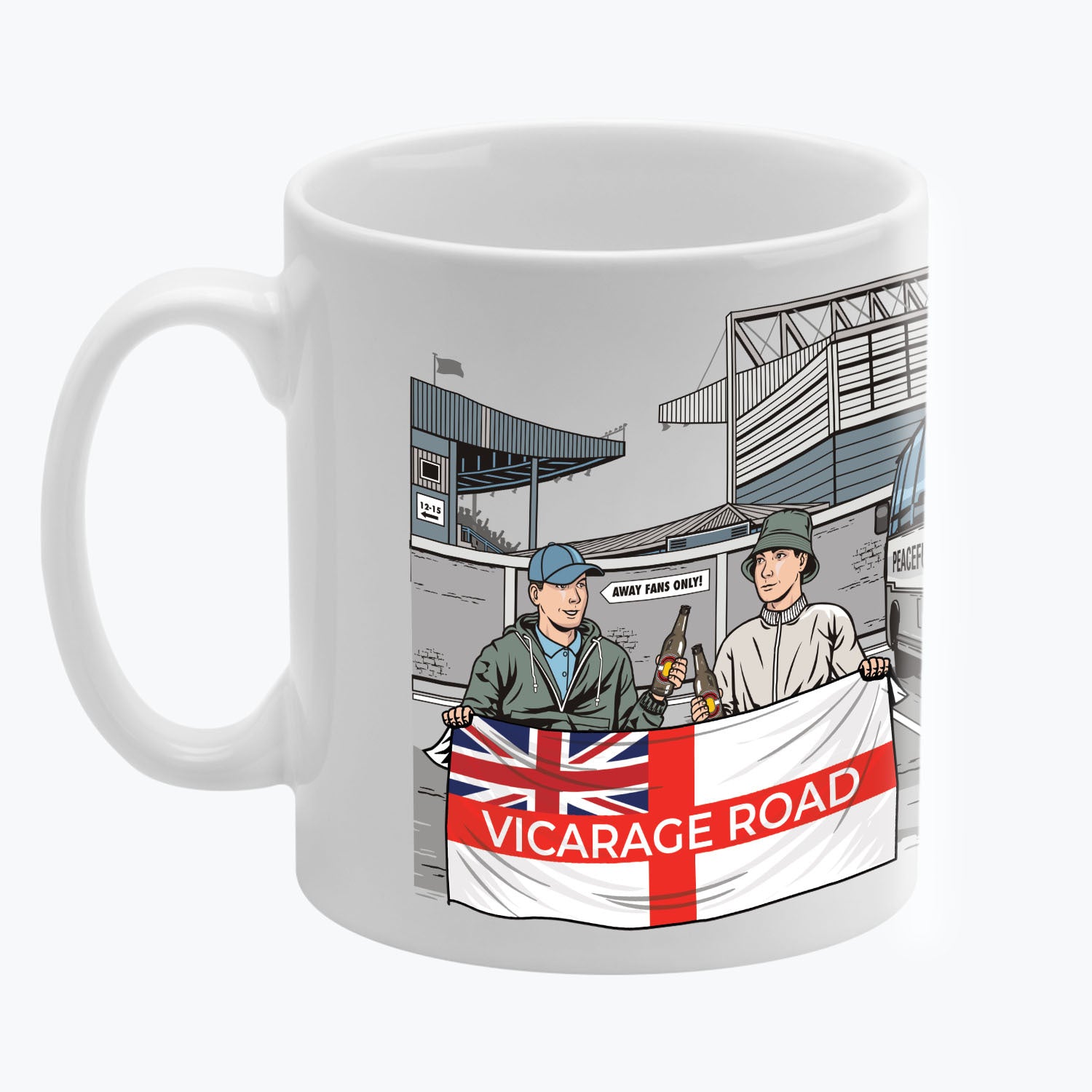 Vicarage Road Awaydays Mug White