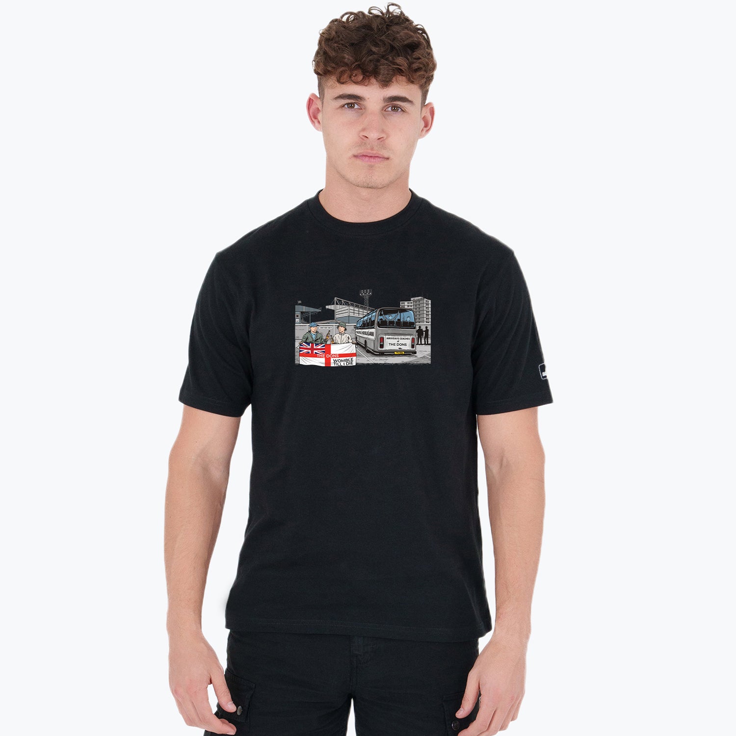 Wigan Awaydays T-Shirt Black - Peaceful Hooligan 