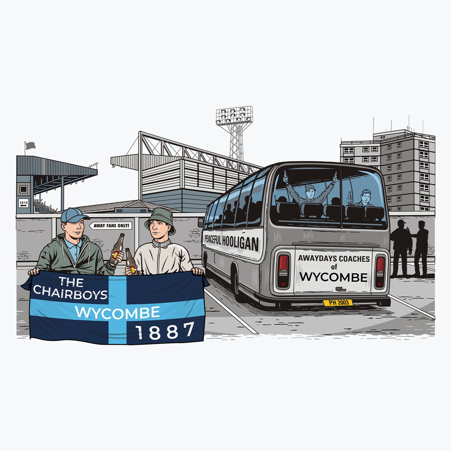 Wycombe Awaydays Mug White