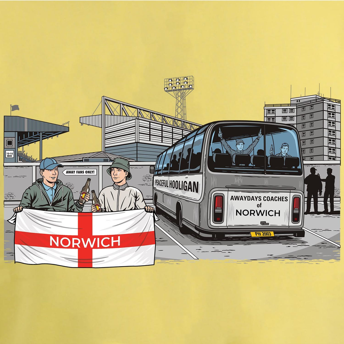 PODAWAYDNORWICHTEEYELLBUND_Yellow_Norwich_Tshirt_2