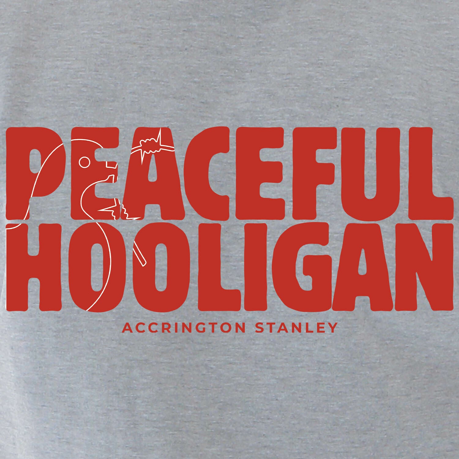 Accrington Barb Hoodie Marl Grey