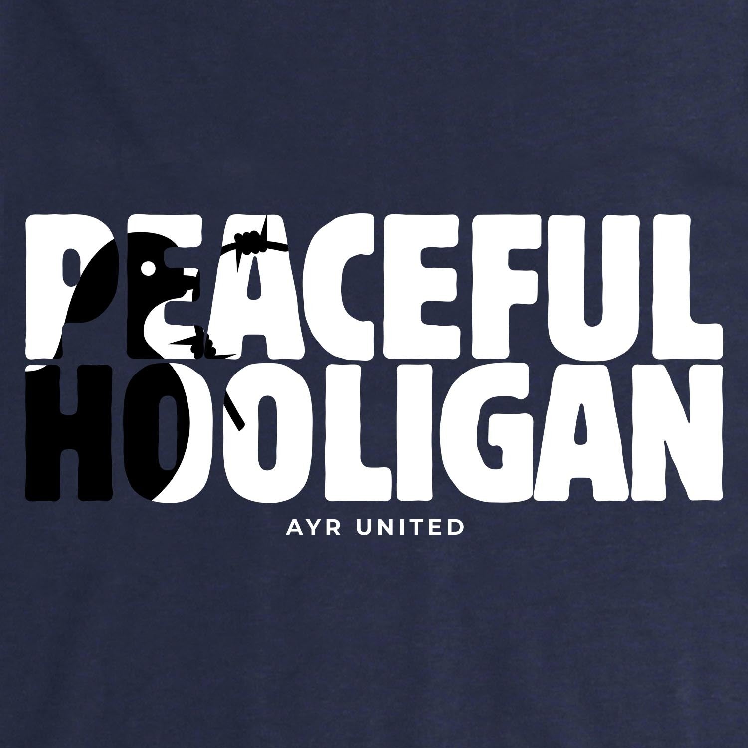 Ayr United Barb T-Shirt Navy