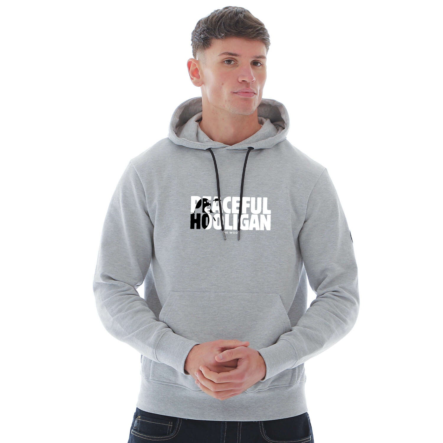 Boreham Wood Barb Hoodie Marl Grey
