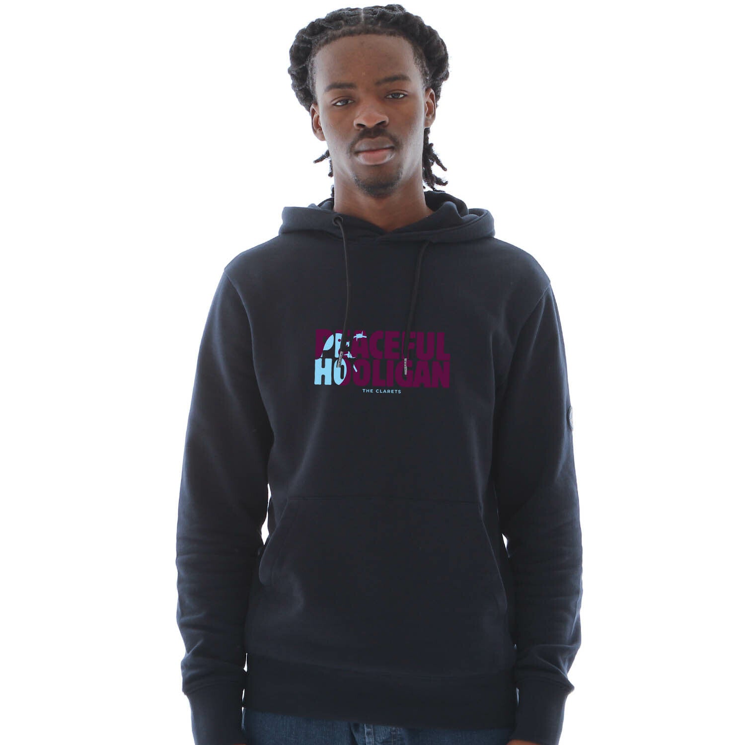 Burnley Barb Hoodie Navy