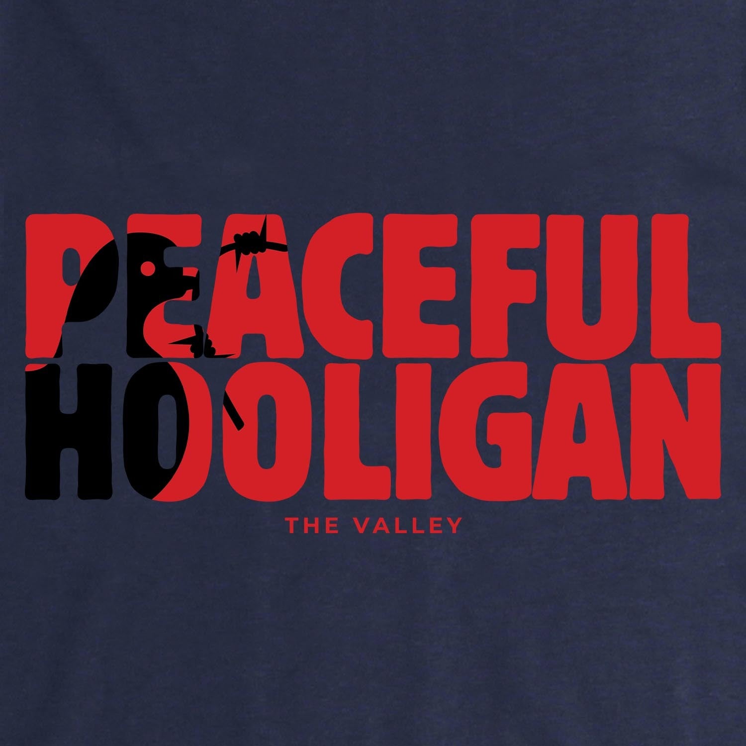 The Valley Barb T-Shirt Navy