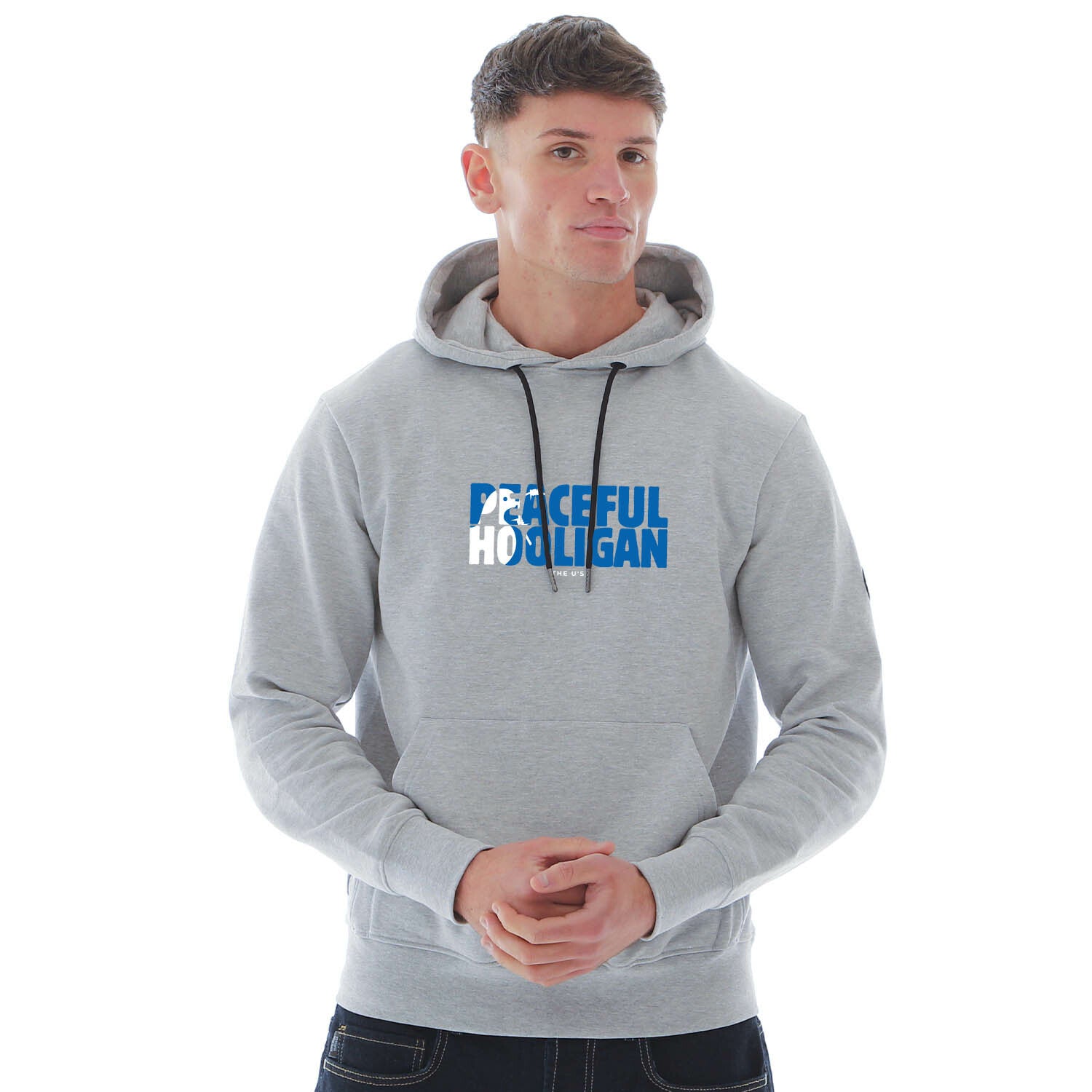 Colchester United Barb Hoodie Marl Grey