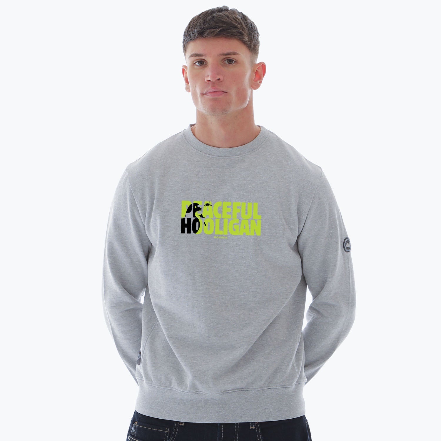 Forest Green Rovers Barb Sweatshirt Marl Grey