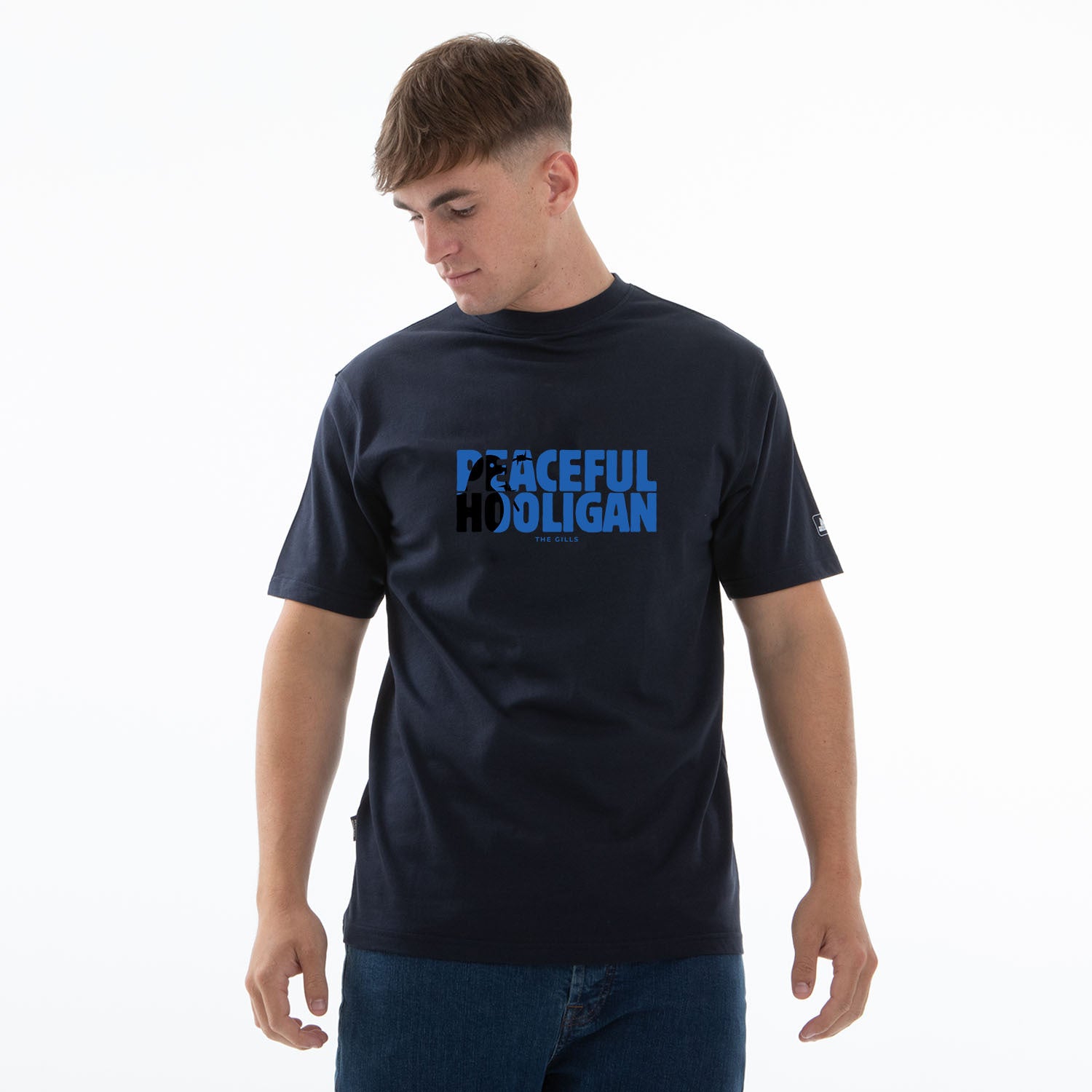 Gillingham FC Barb T-Shirt Navy