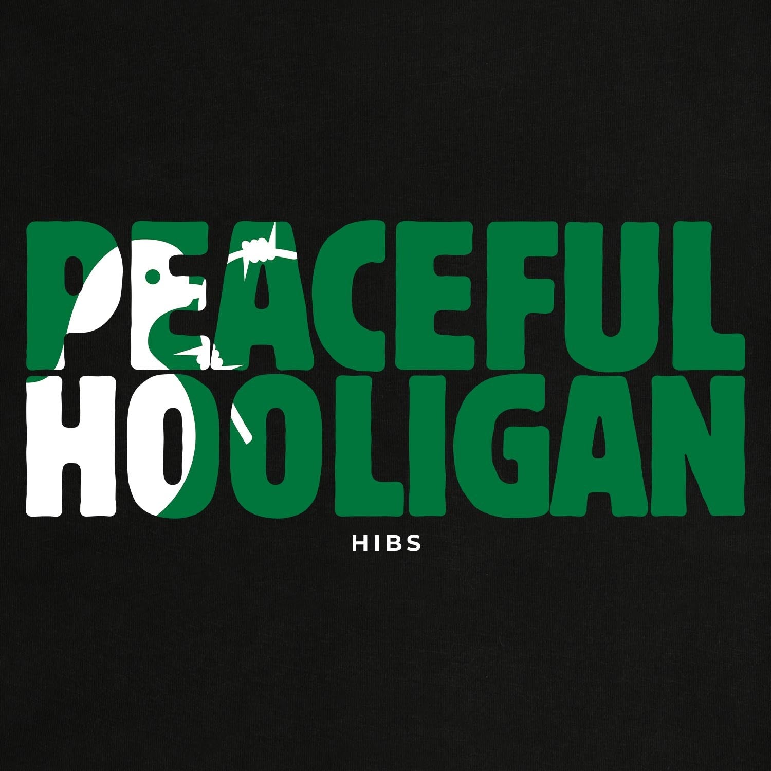 Hibernian FC Barb T-Shirt Black