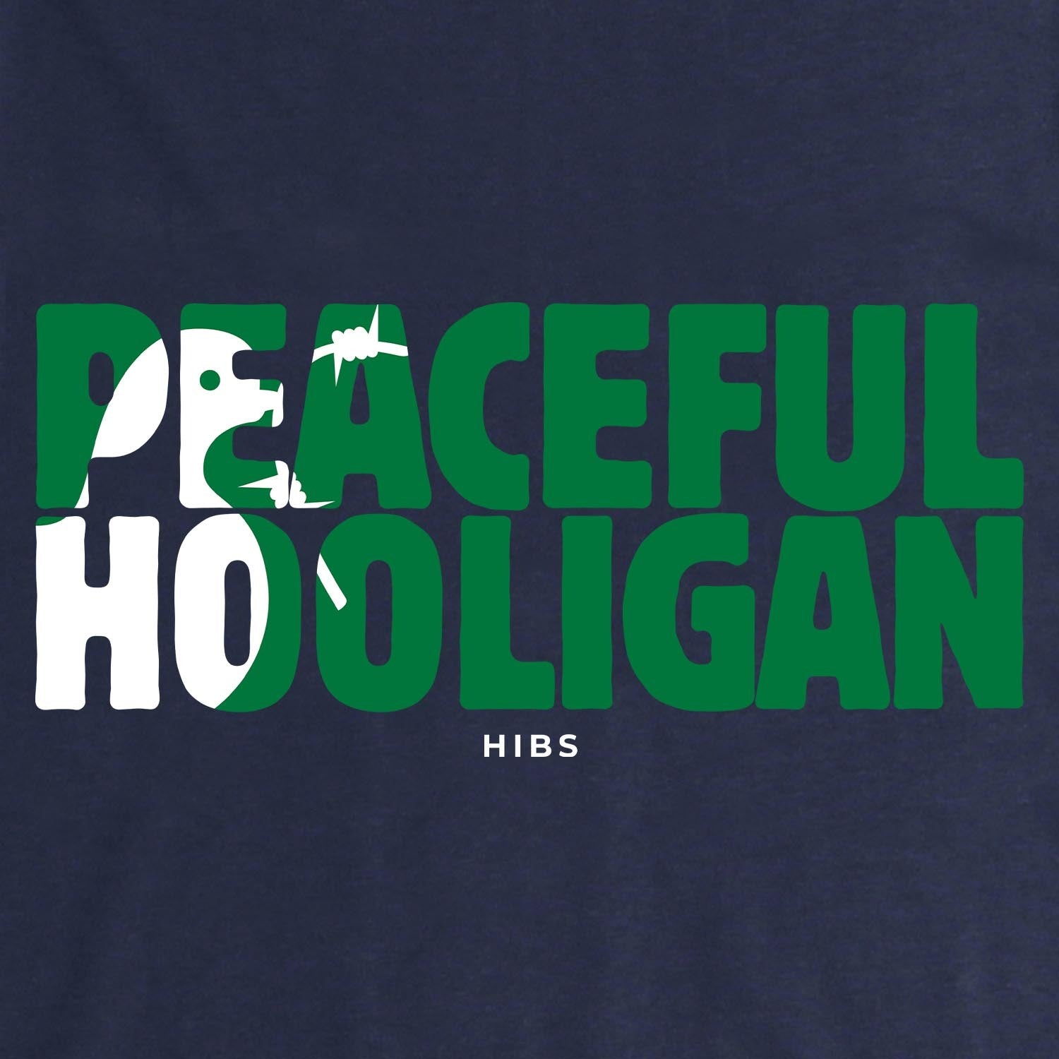 Hibernian FC Barb T-Shirt Navy