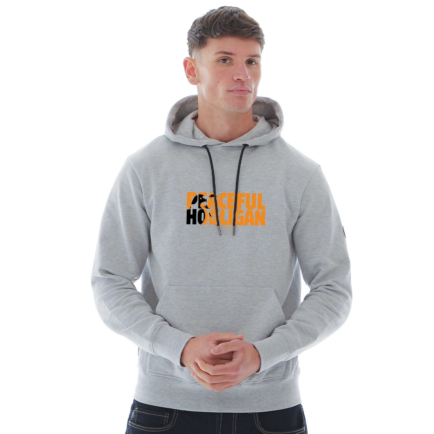 Hull City Barb Hoodie Marl Grey
