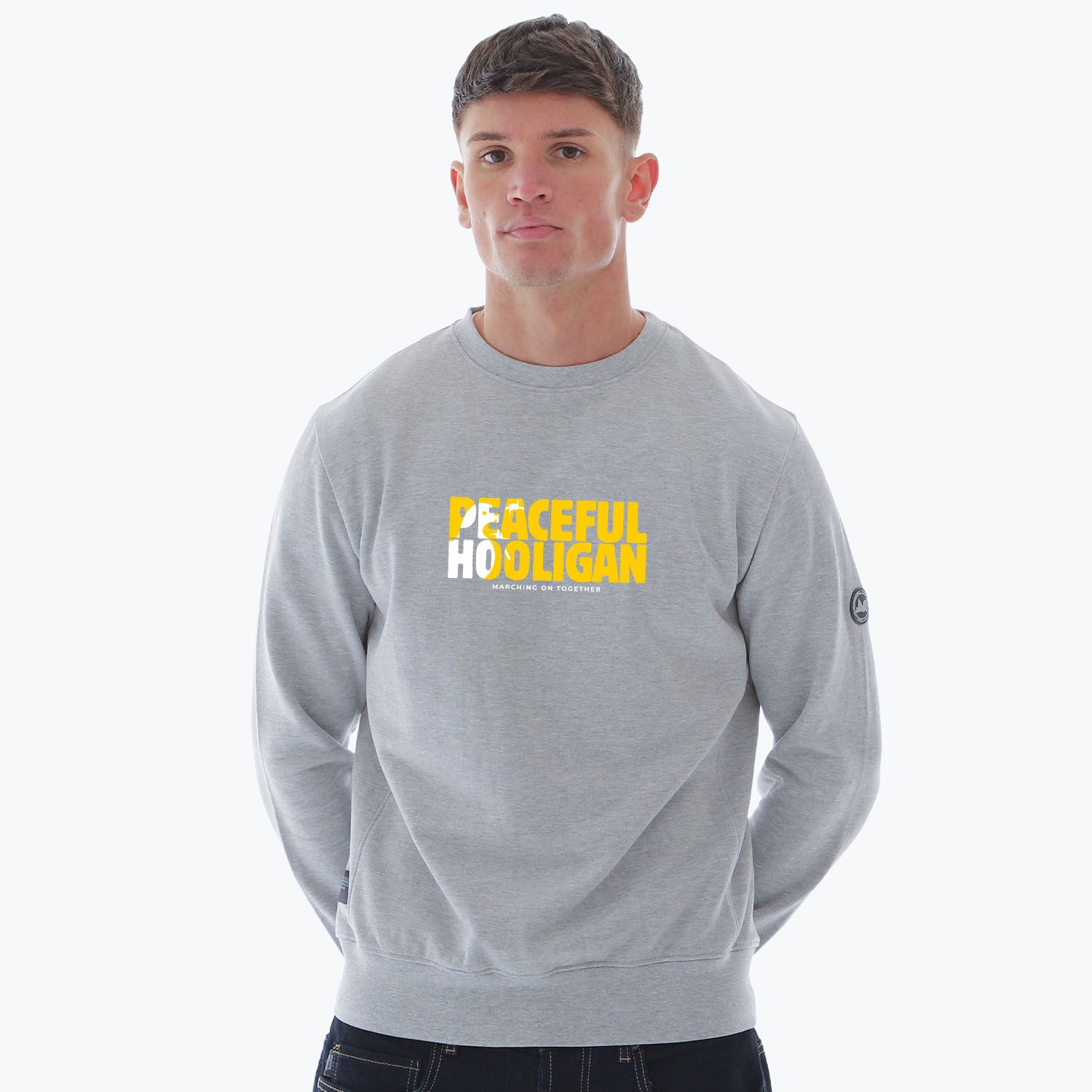 Leeds Barb Sweatshirt Marl Grey