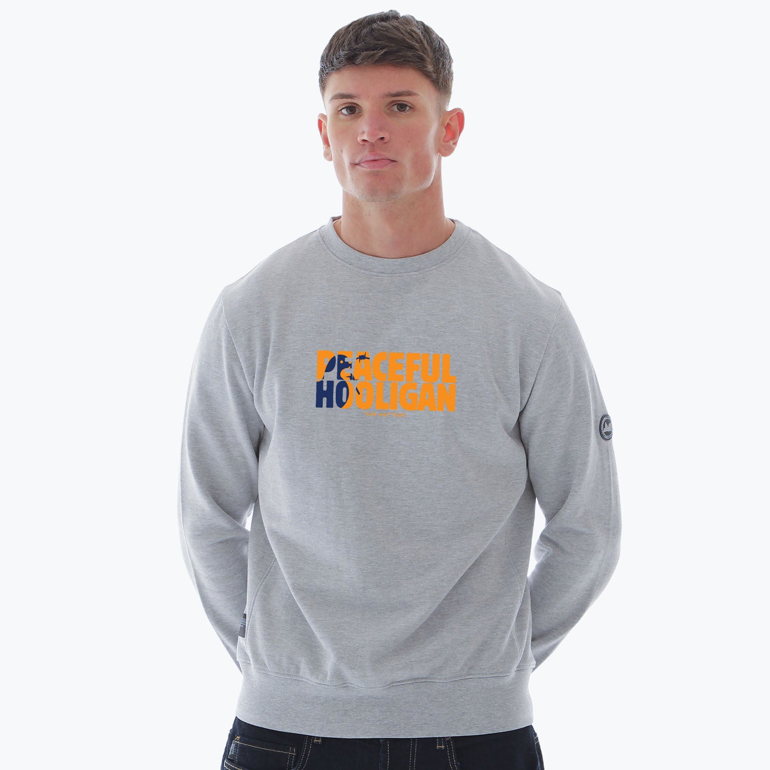 Luton Barb Sweatshirt Marl Grey