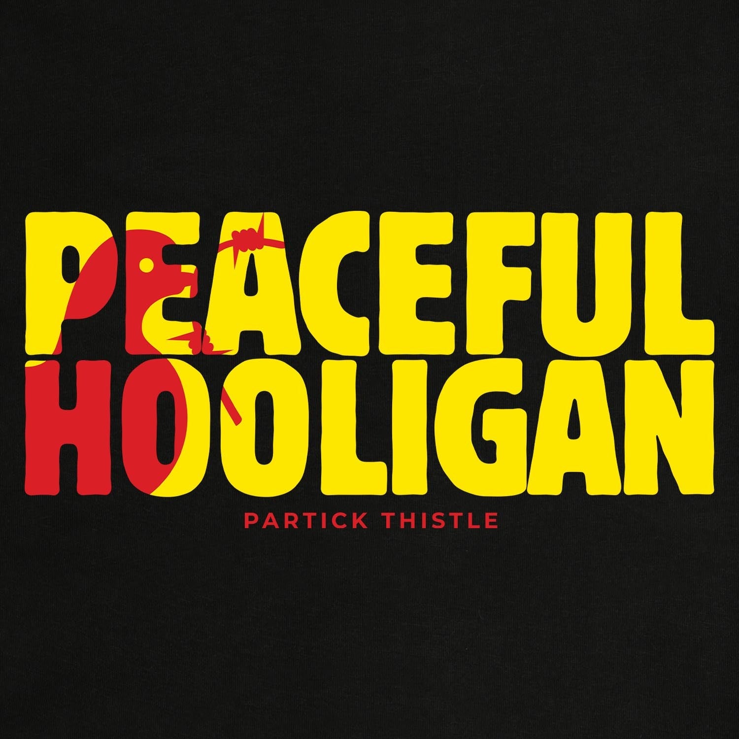 Partick Thistle FC Barb T-Shirt Black