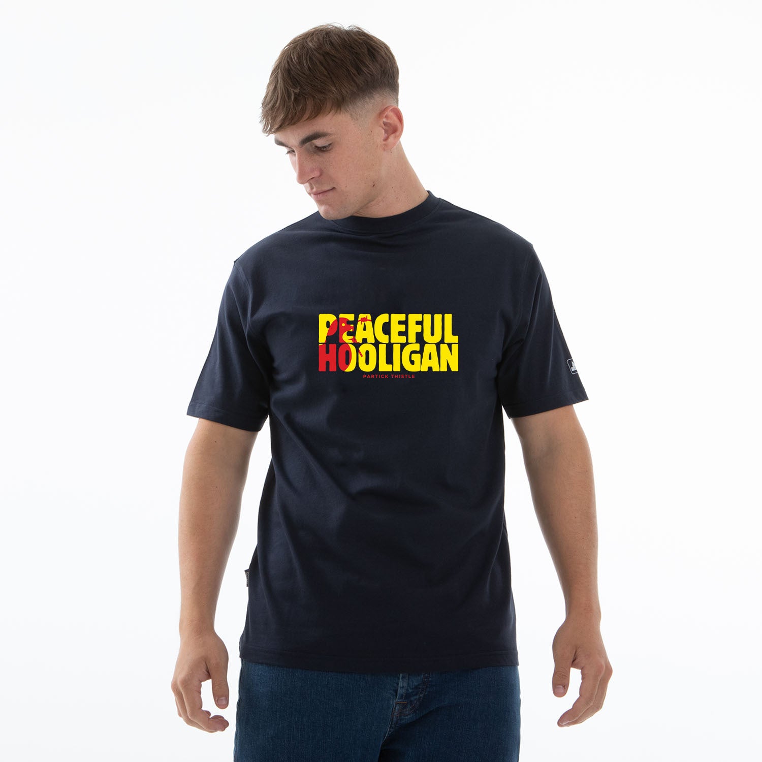Partick Thistle FC Barb T-Shirt Navy