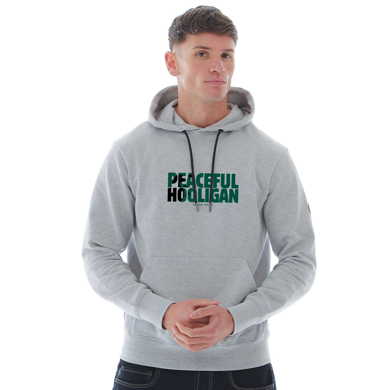Plymouth Barb Hoodie Marl Grey