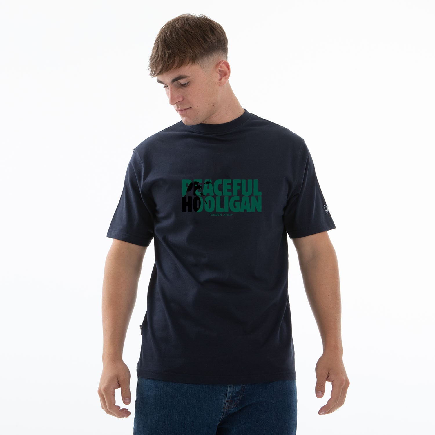 Plymouth Barb T-Shirt Navy