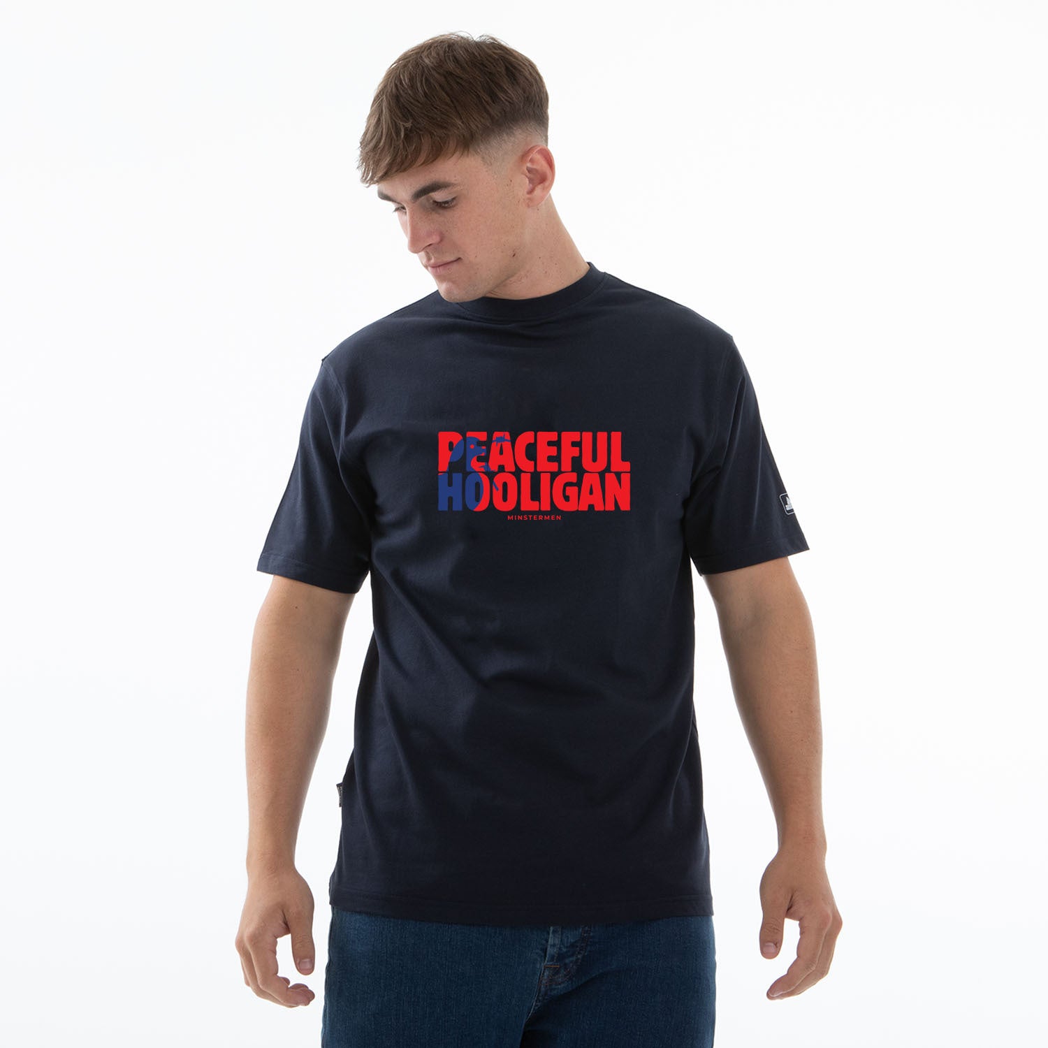 York City Barb T-Shirt Navy