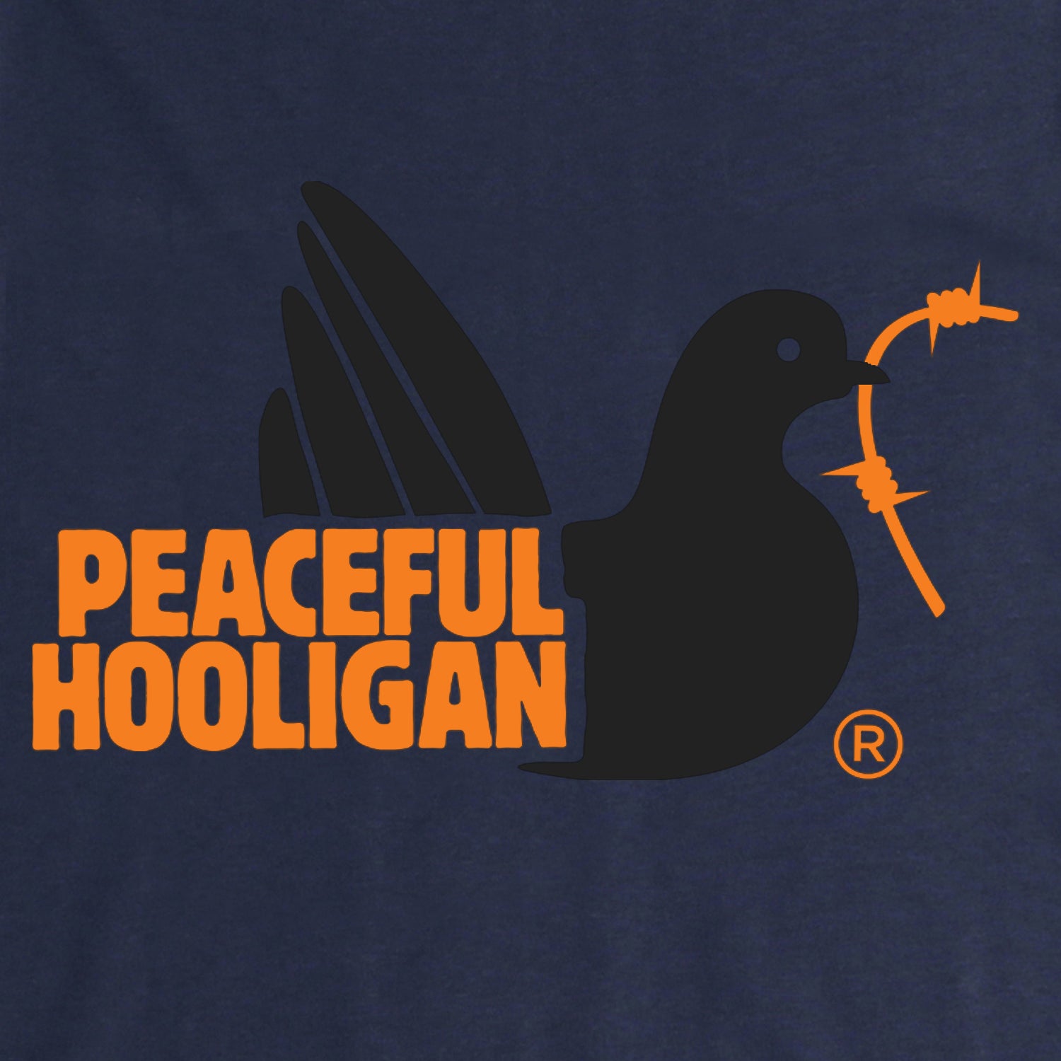 City Hoodie Brussels Navy - Peaceful Hooligan 