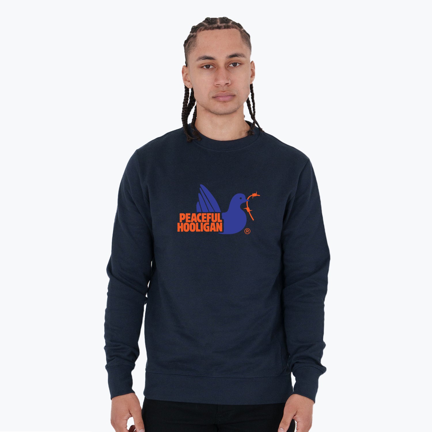 City Sweatshirt Dublin Navy - Peaceful Hooligan 