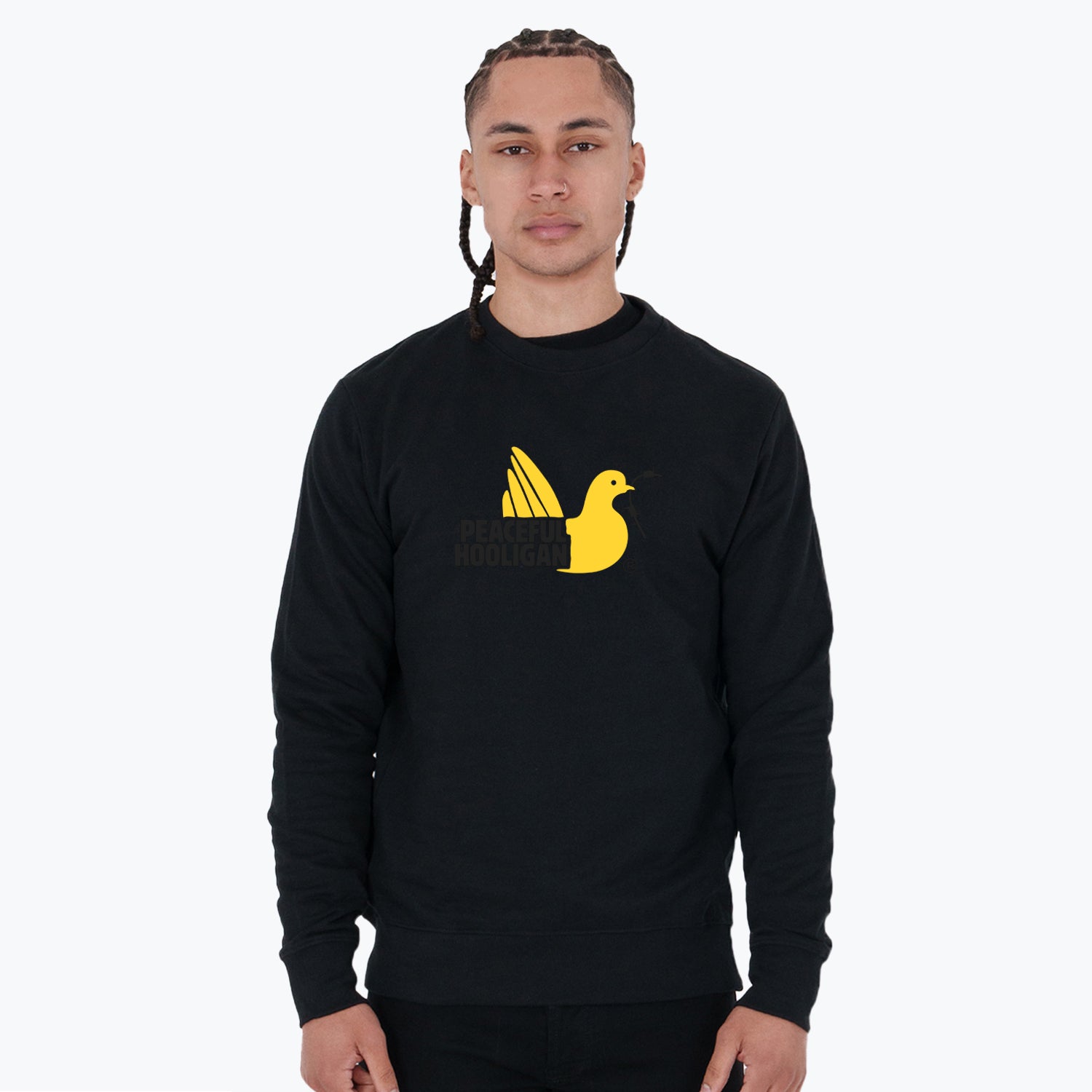 City Sweatshirt Kopenhagen Black - Peaceful Hooligan 