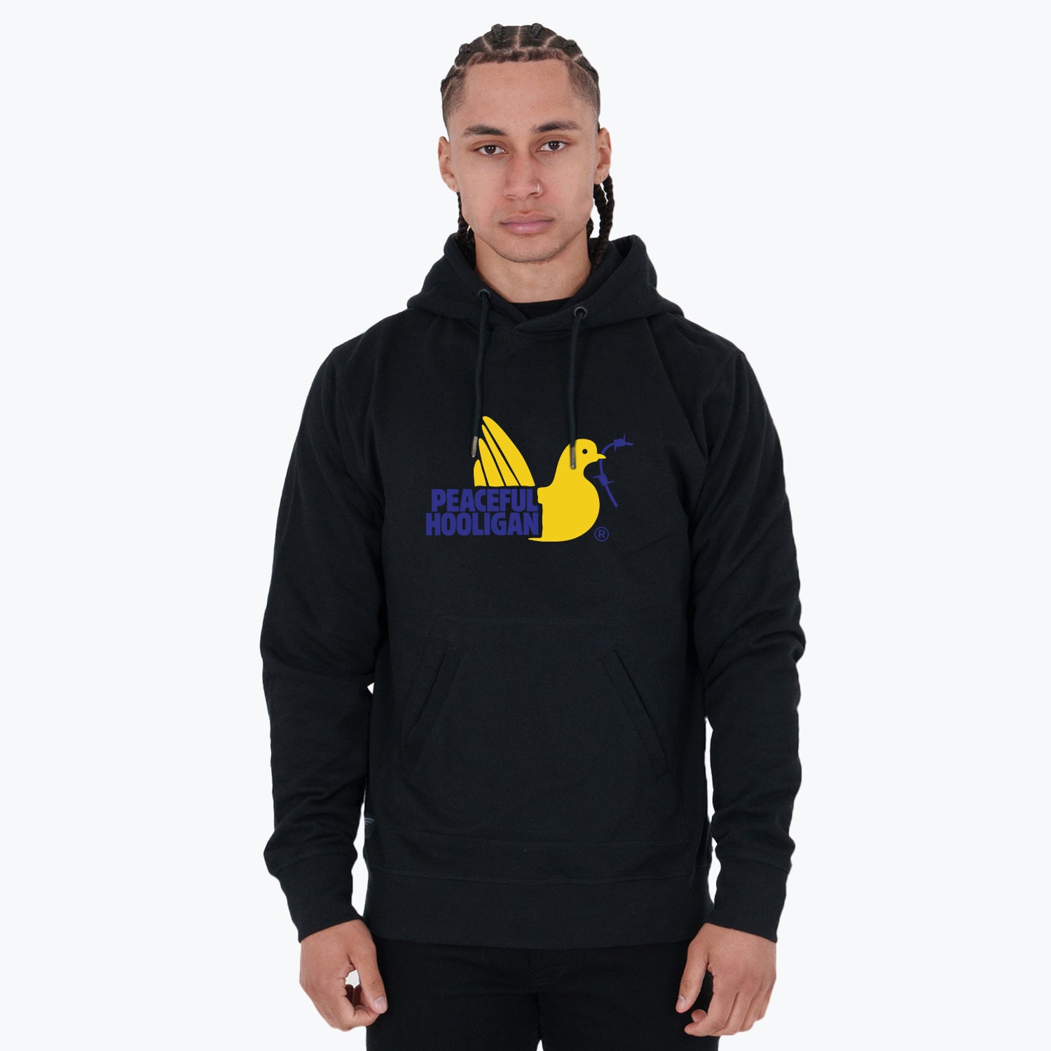 City Hoodie Malmo Black - Peaceful Hooligan 