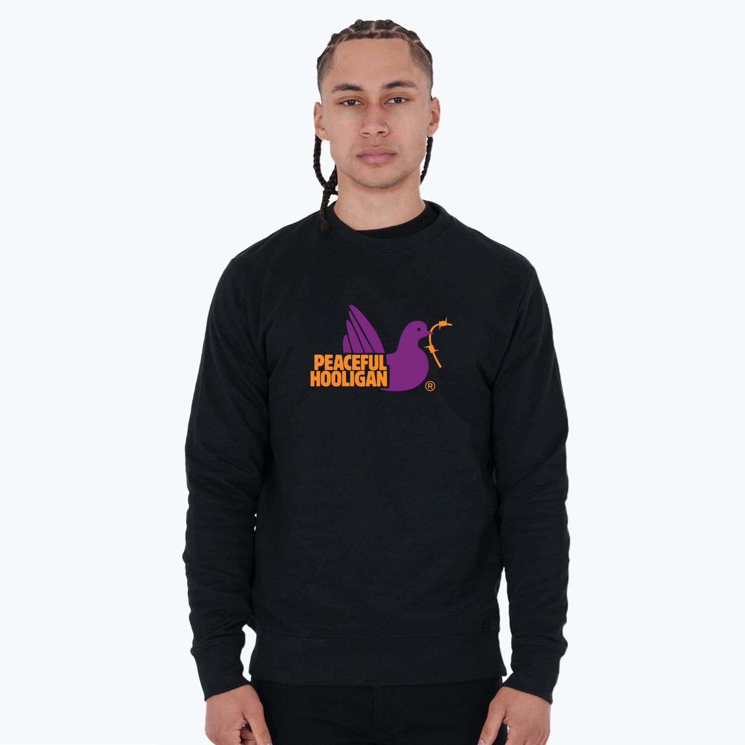 City Sweatshirt Shangai Black - Peaceful Hooligan 
