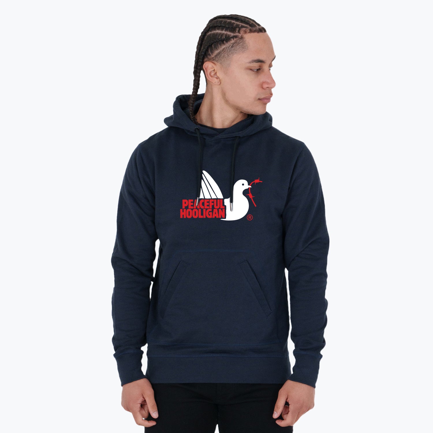 City Hoodie Vienna Navy - Peaceful Hooligan 