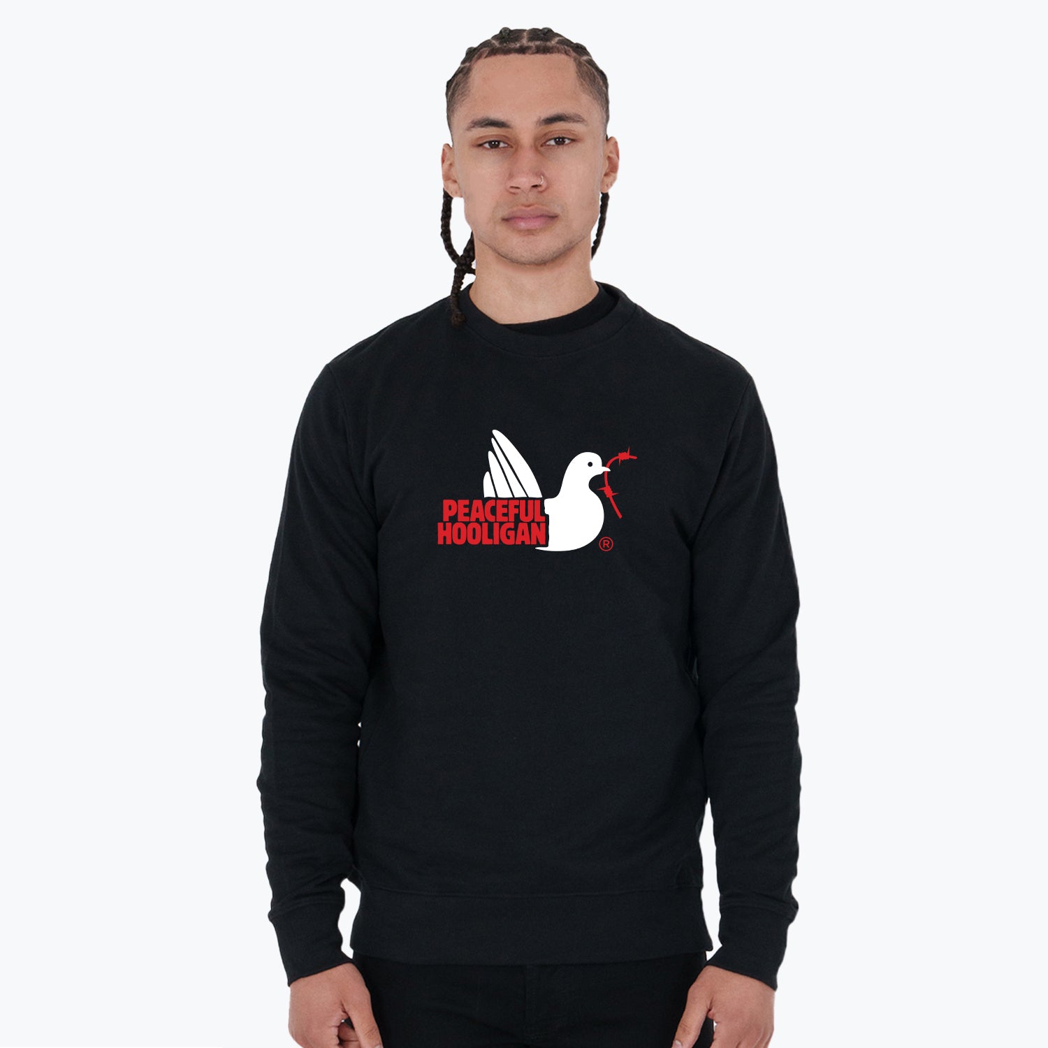 City Sweatshirt Vienna Black - Peaceful Hooligan 
