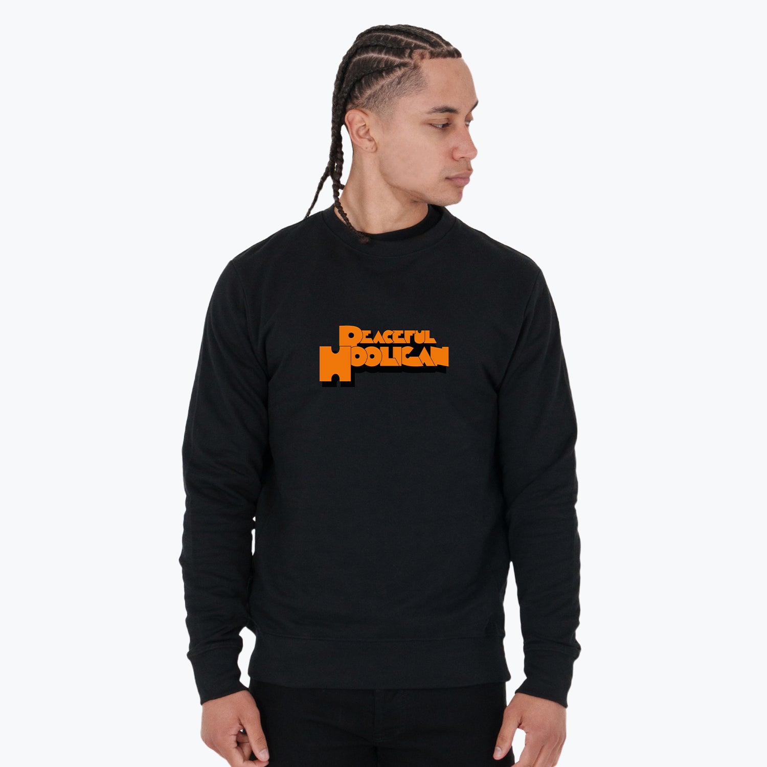 Clockwork Sweatshirt Black - Peaceful Hooligan 