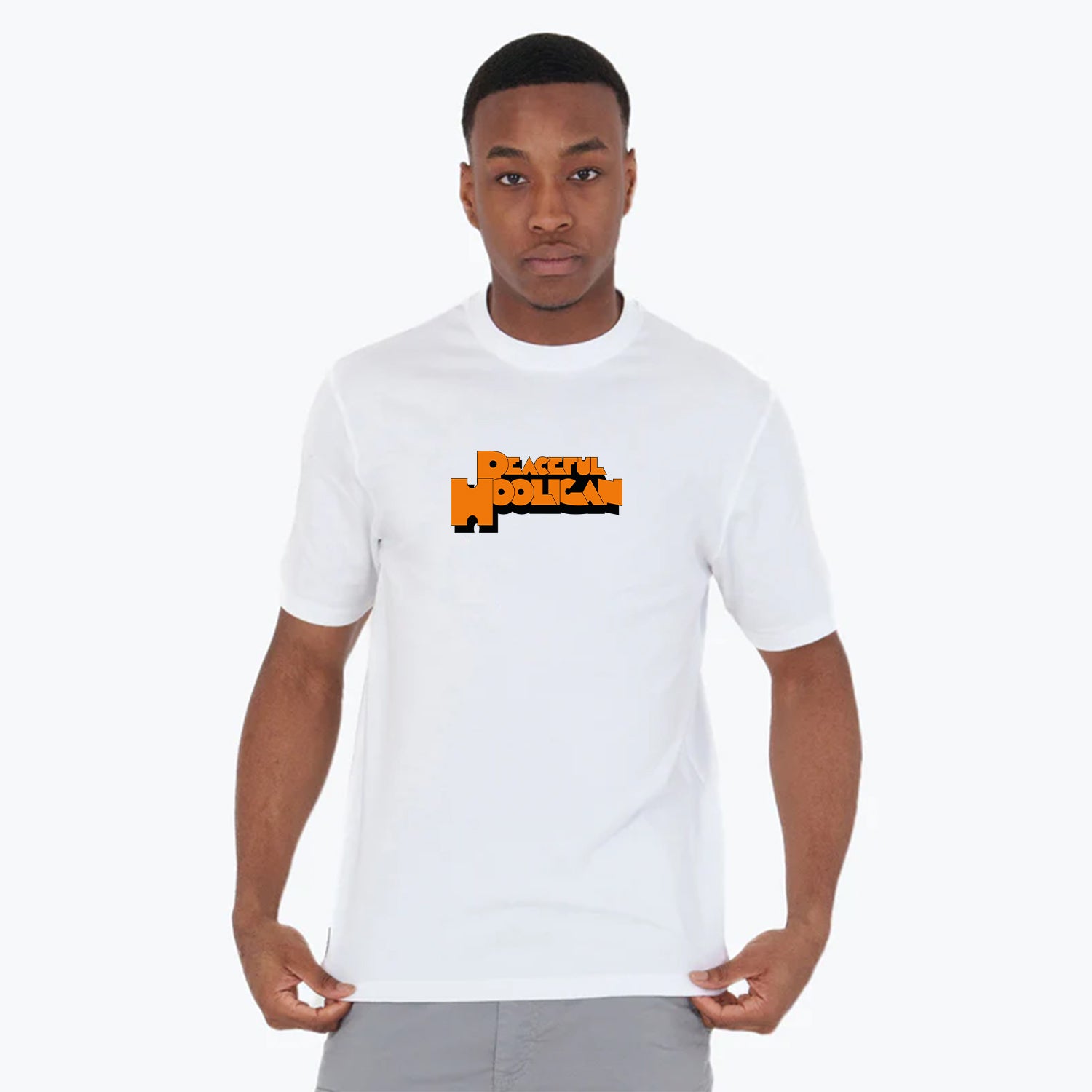 Clockwork T-Shirt White - Peaceful Hooligan 