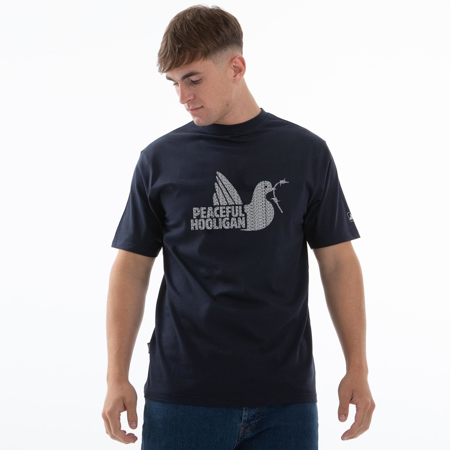 PODDOVEBROMLEYTEENVYBUND_Navy_Bromley_Dove_T-Shirt_1