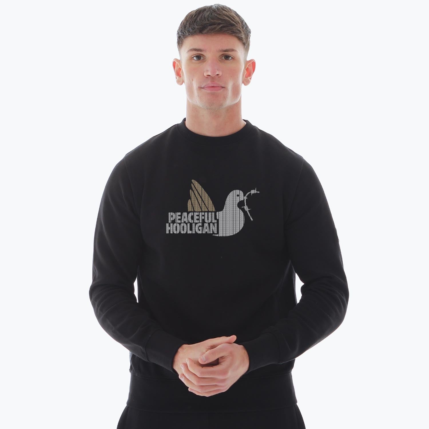 PODDOVEMILTKEYDONSATHLSWTBLKBUND_Black_Milton_Keynes_Dons_Dove_Sweatshirt_1