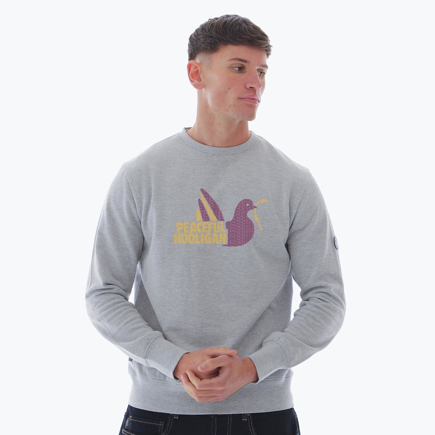PODDOVEMTHRWELLATHLSWTMRLGREYBUND_Marl_Grey_Merwell_Dove_Sweatshirt_1