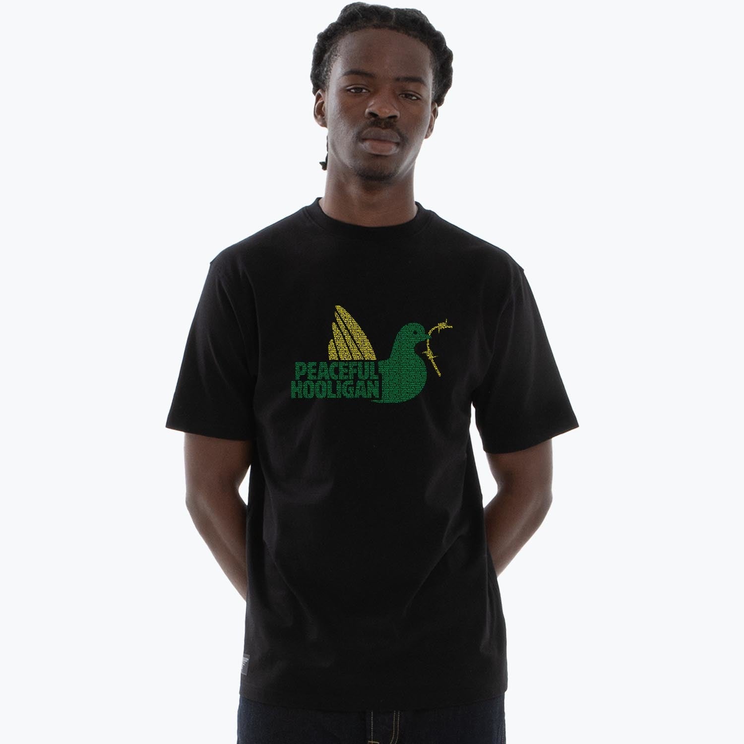 PODDOVENORWCITTEEBLKBUND_Black_Norwich_Dove_T-Shirt_1